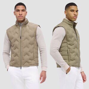 BUGATCHI Chevron Quilted Puffer Vest